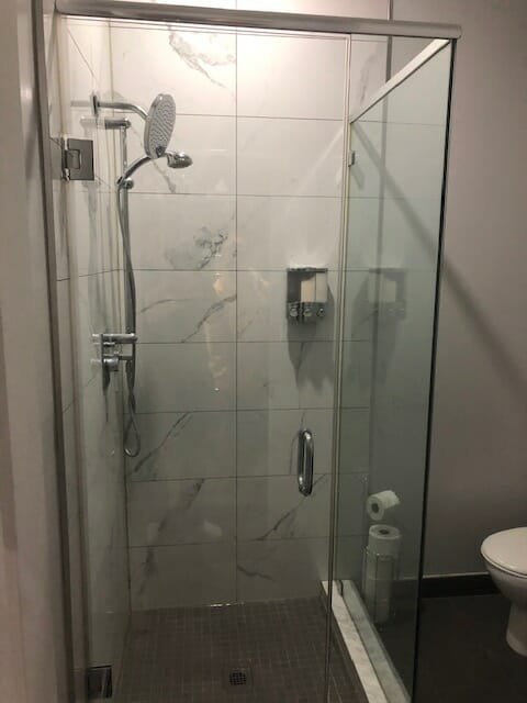 new shower